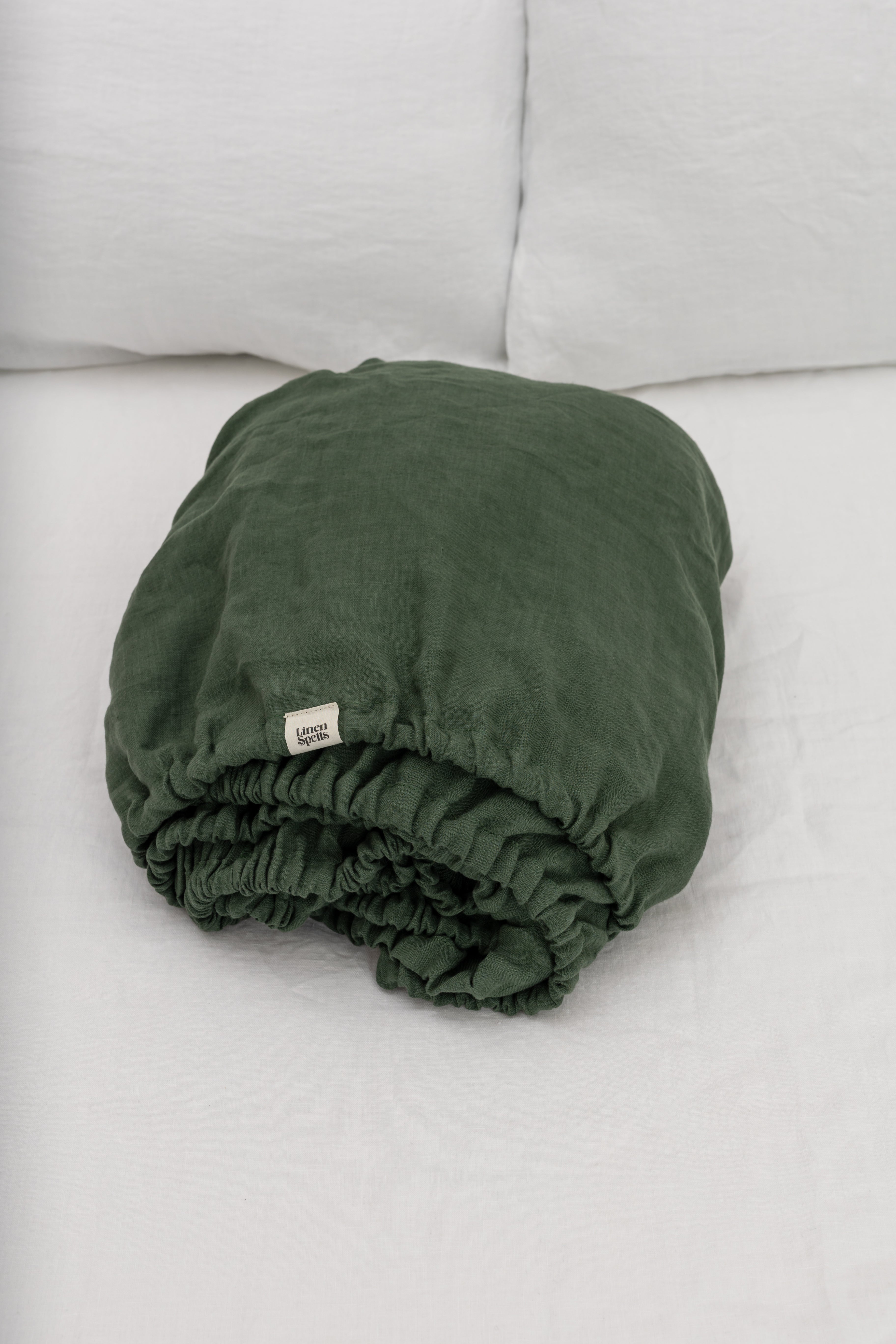 Linen Fitted Sheet - Luxury Bedding by Cozie