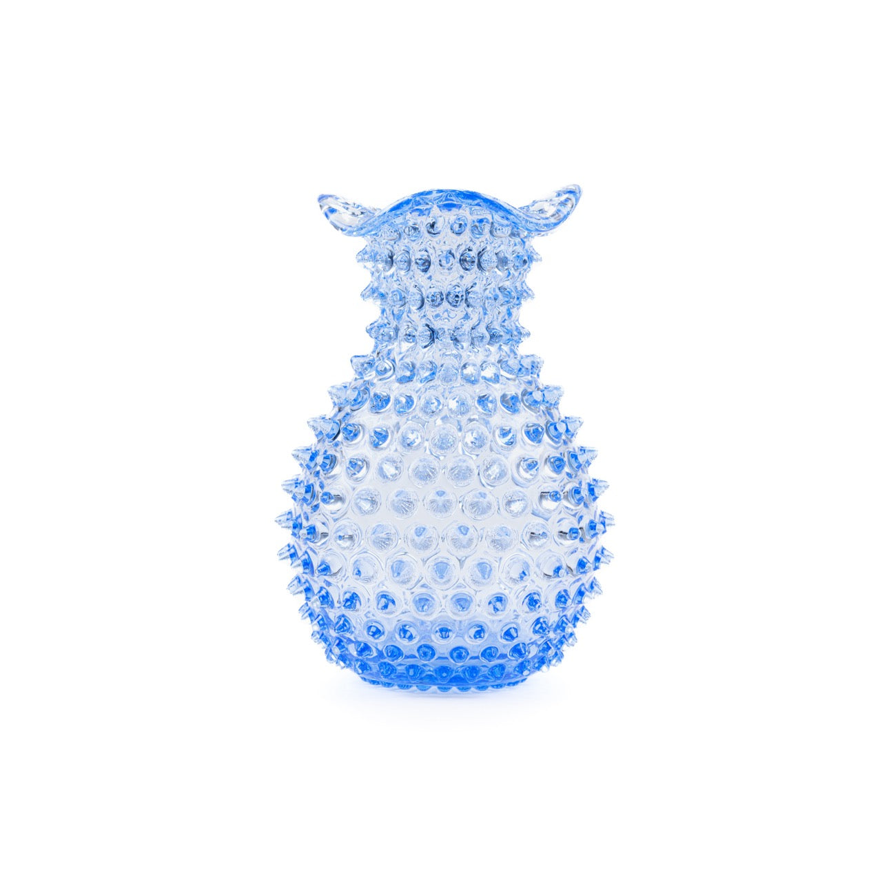 Blonde Hobnail Vase - Luxury Glassware by Cozie