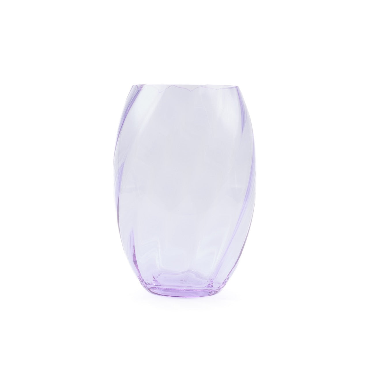 Elipse Swirl Vase - Luxury Glassware by Cozie