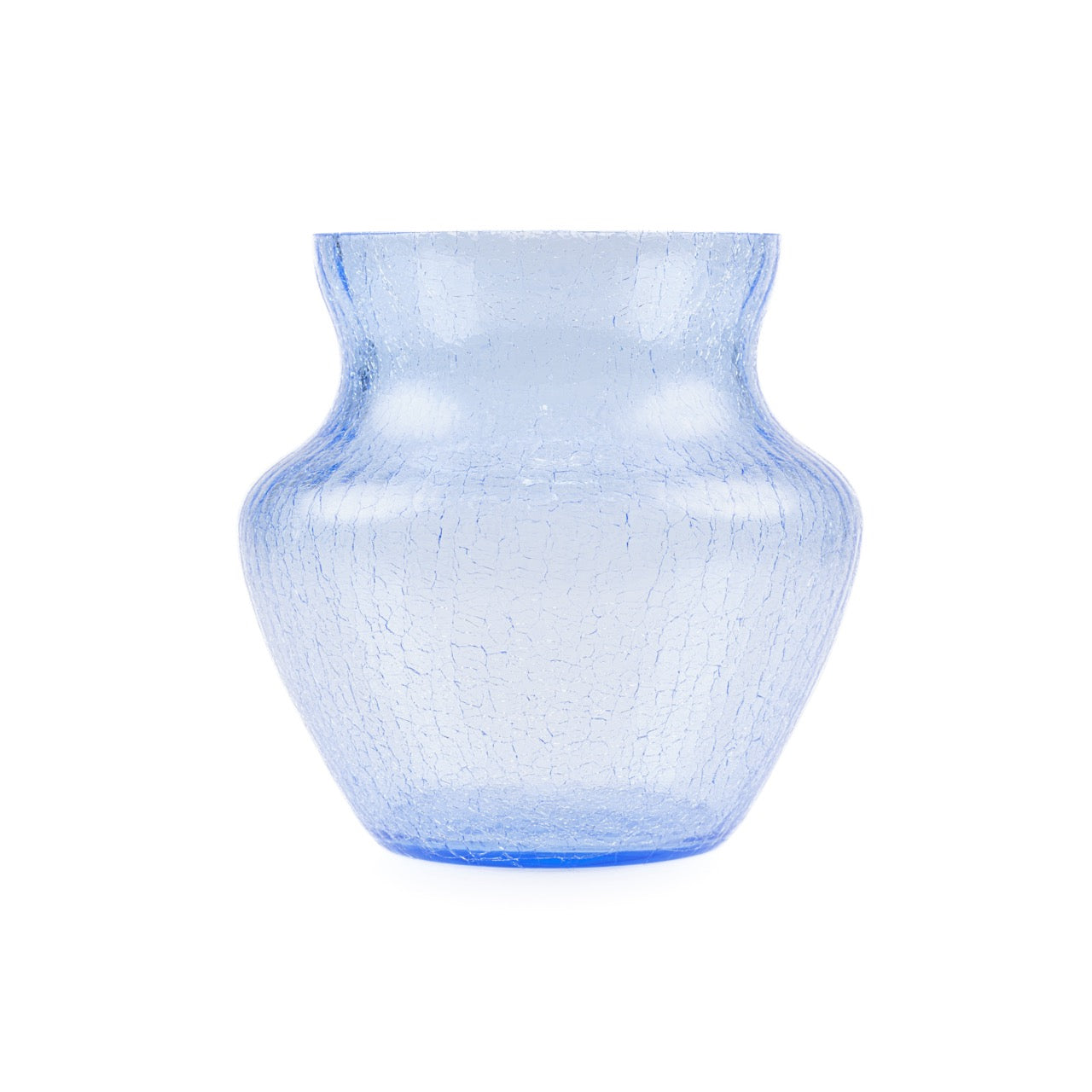 Frosty Dahlia Vase - Luxury Glassware by Cozie