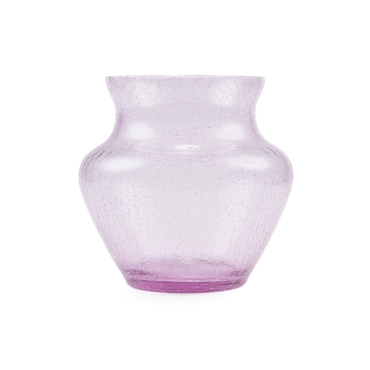 Frosty Dahlia Vase - Luxury Glassware by Cozie