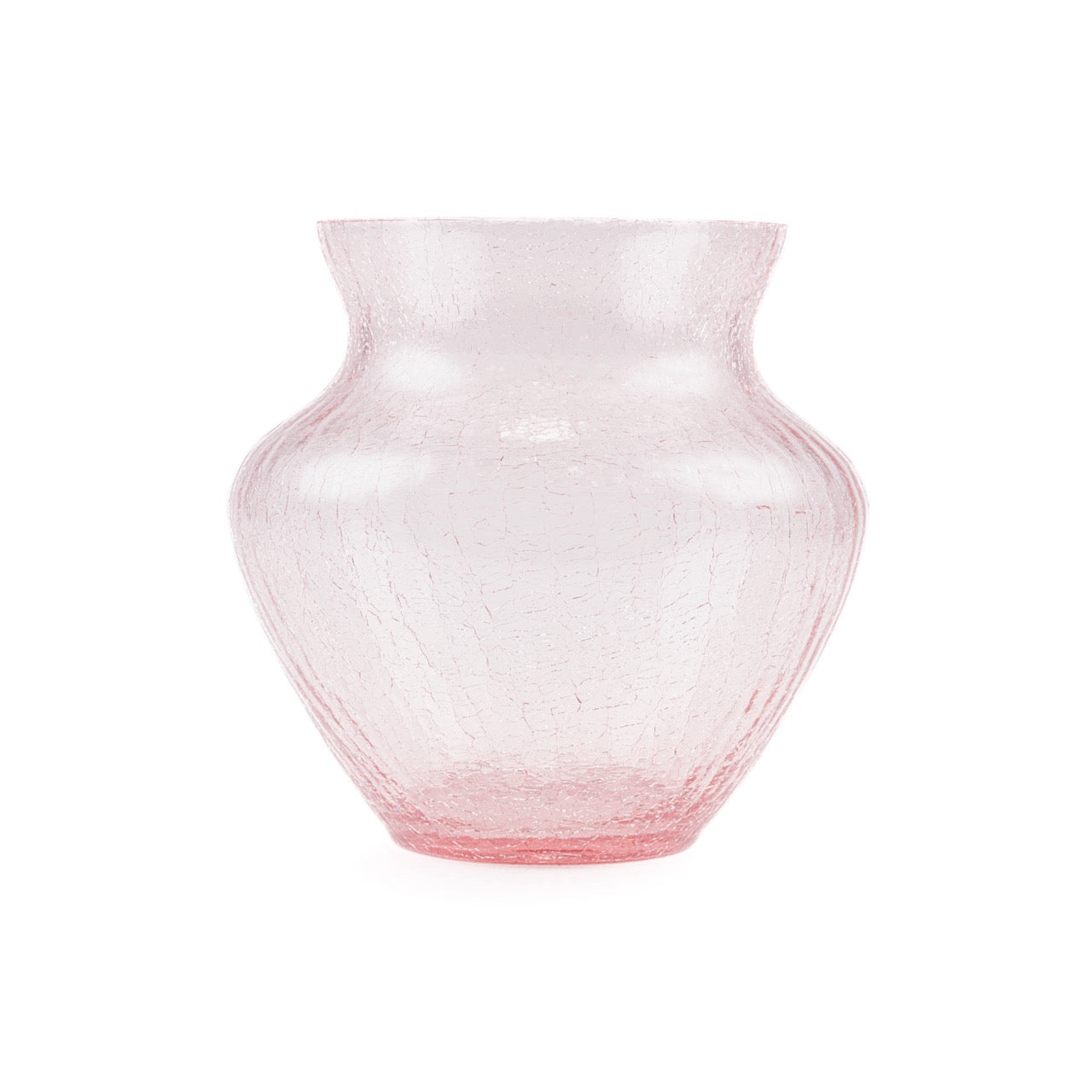 Frosty Dahlia Vase - Luxury Glassware by Cozie