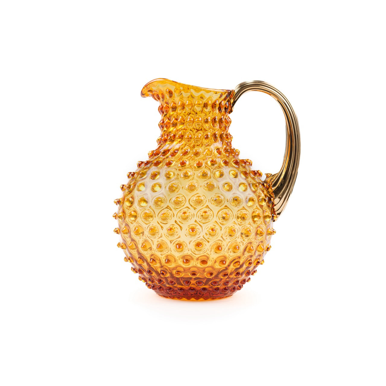 Gold Paris Hobnail 2L Jug - Luxury Glassware by Cozie