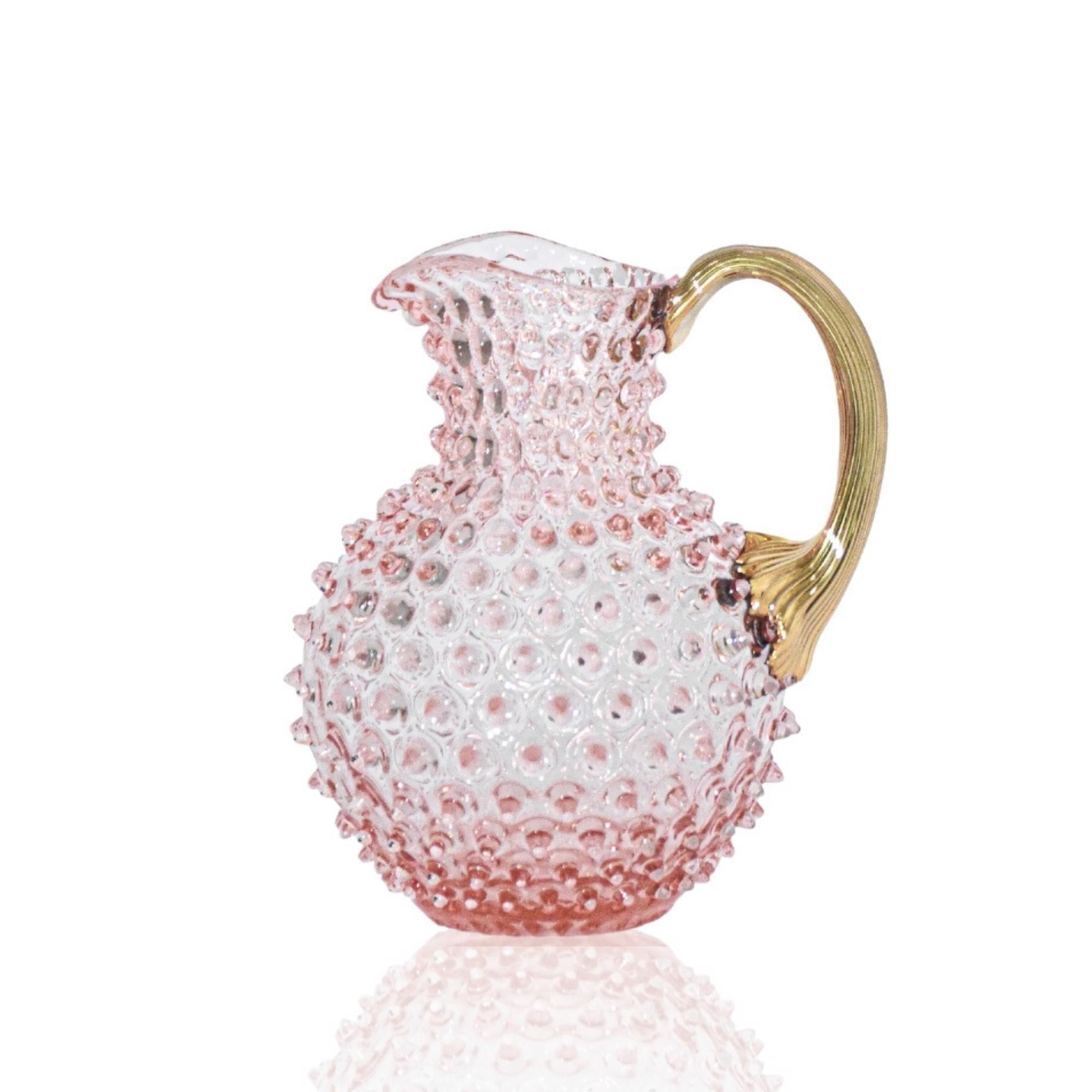Gold Paris Hobnail 2L Jug - Luxury Glassware by Cozie