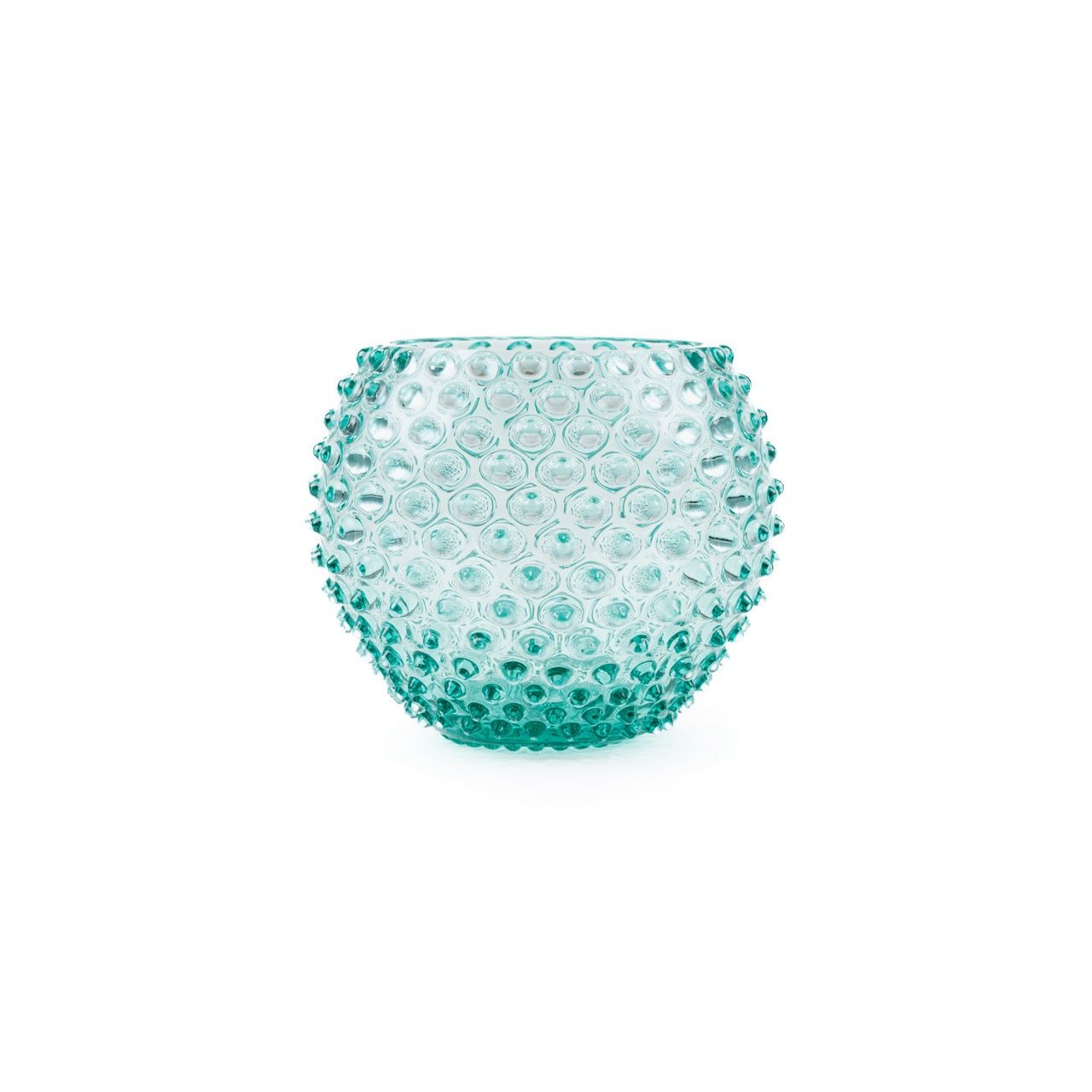 Hobnail 18 Globe Vase - Luxury Glassware by Cozie