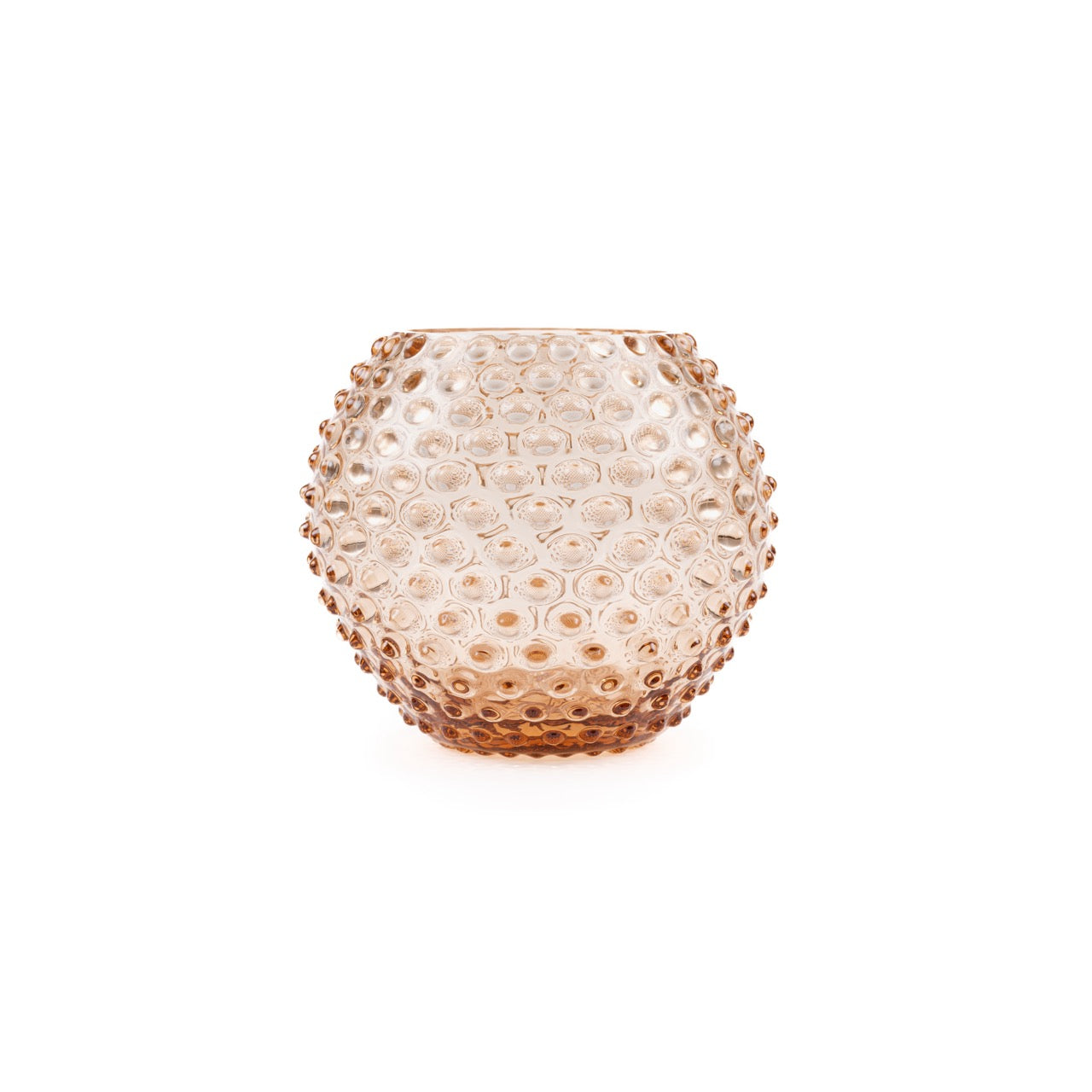 Hobnail 18 Globe Vase - Luxury Glassware by Cozie