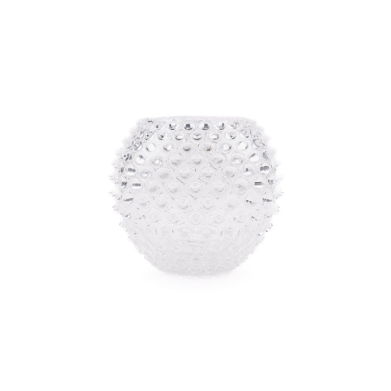 Hobnail 18 Globe Vase - Luxury Glassware by Cozie
