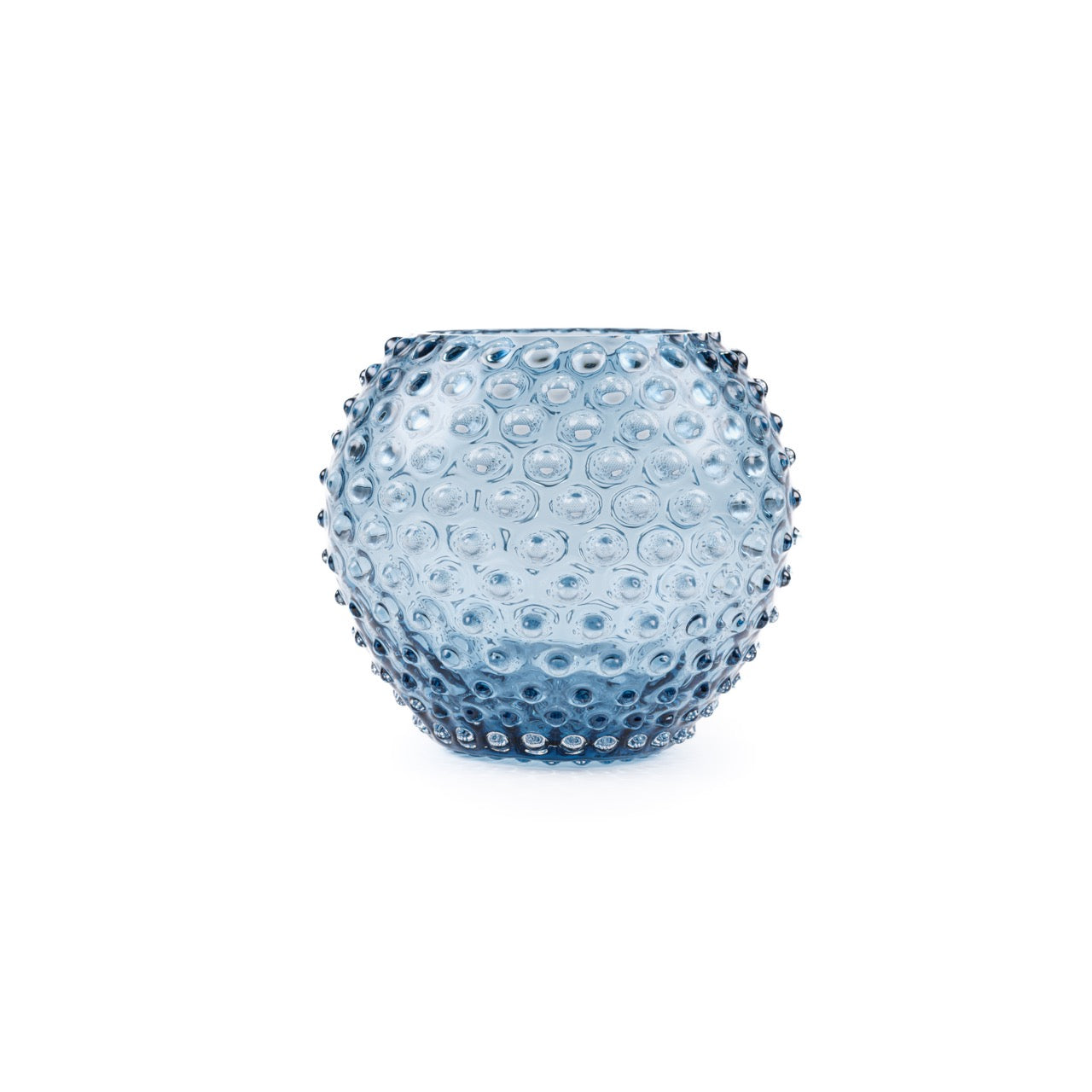 Hobnail 18 Globe Vase - Luxury Glassware by Cozie