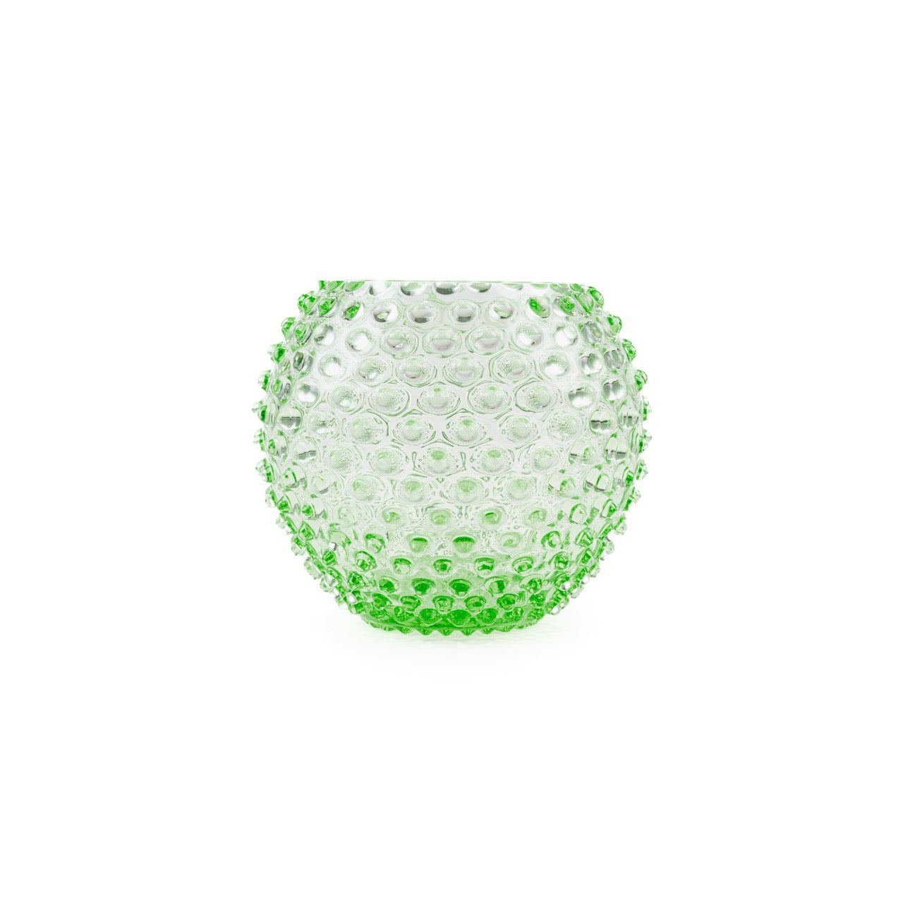 Hobnail 18 Globe Vase - Luxury Glassware by Cozie