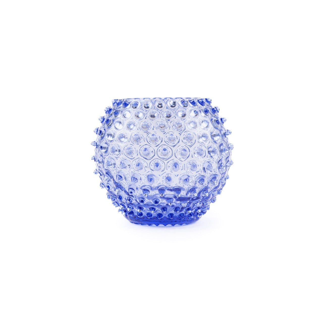 Hobnail 18 Globe Vase - Luxury Glassware by Cozie