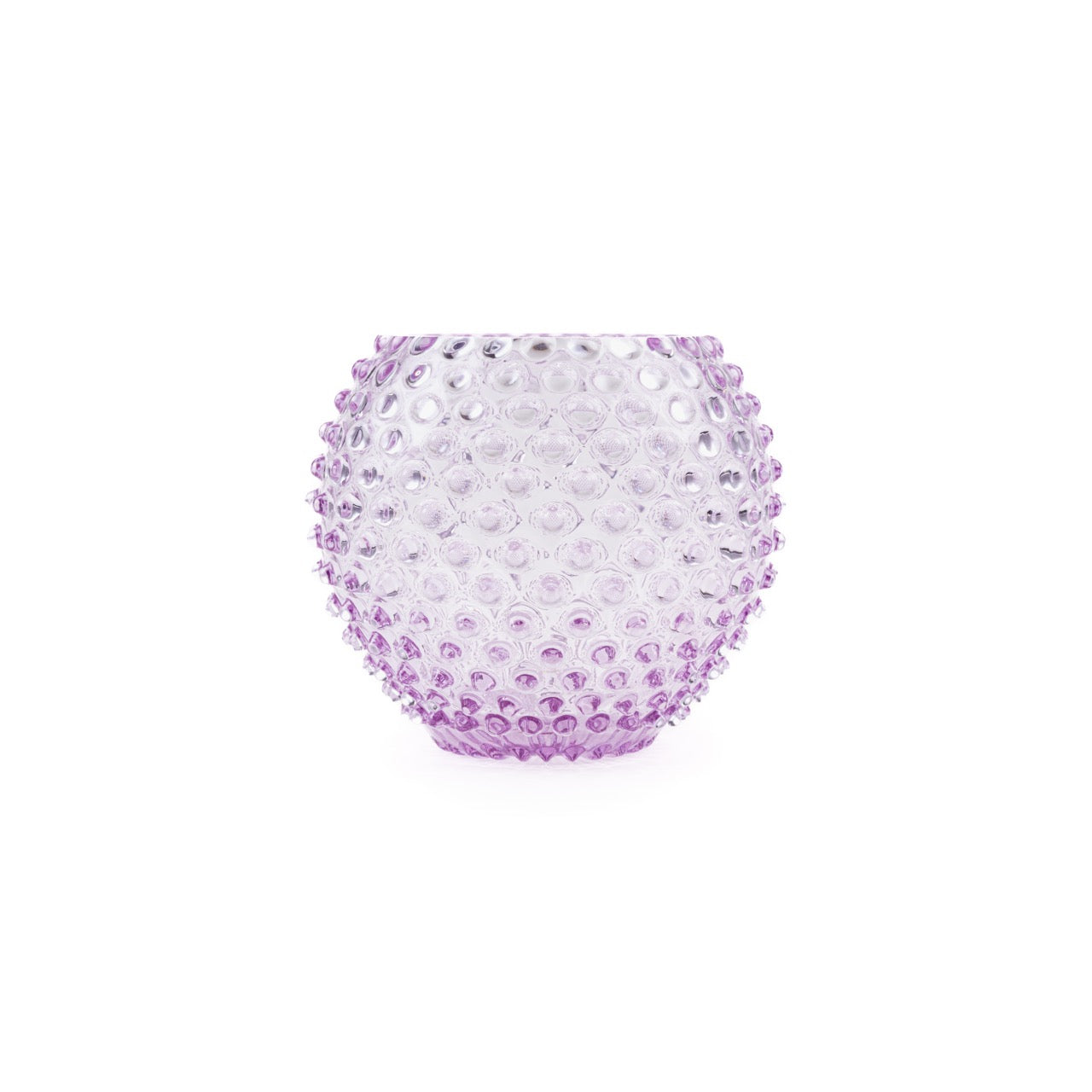 Hobnail 18 Globe Vase - Luxury Glassware by Cozie