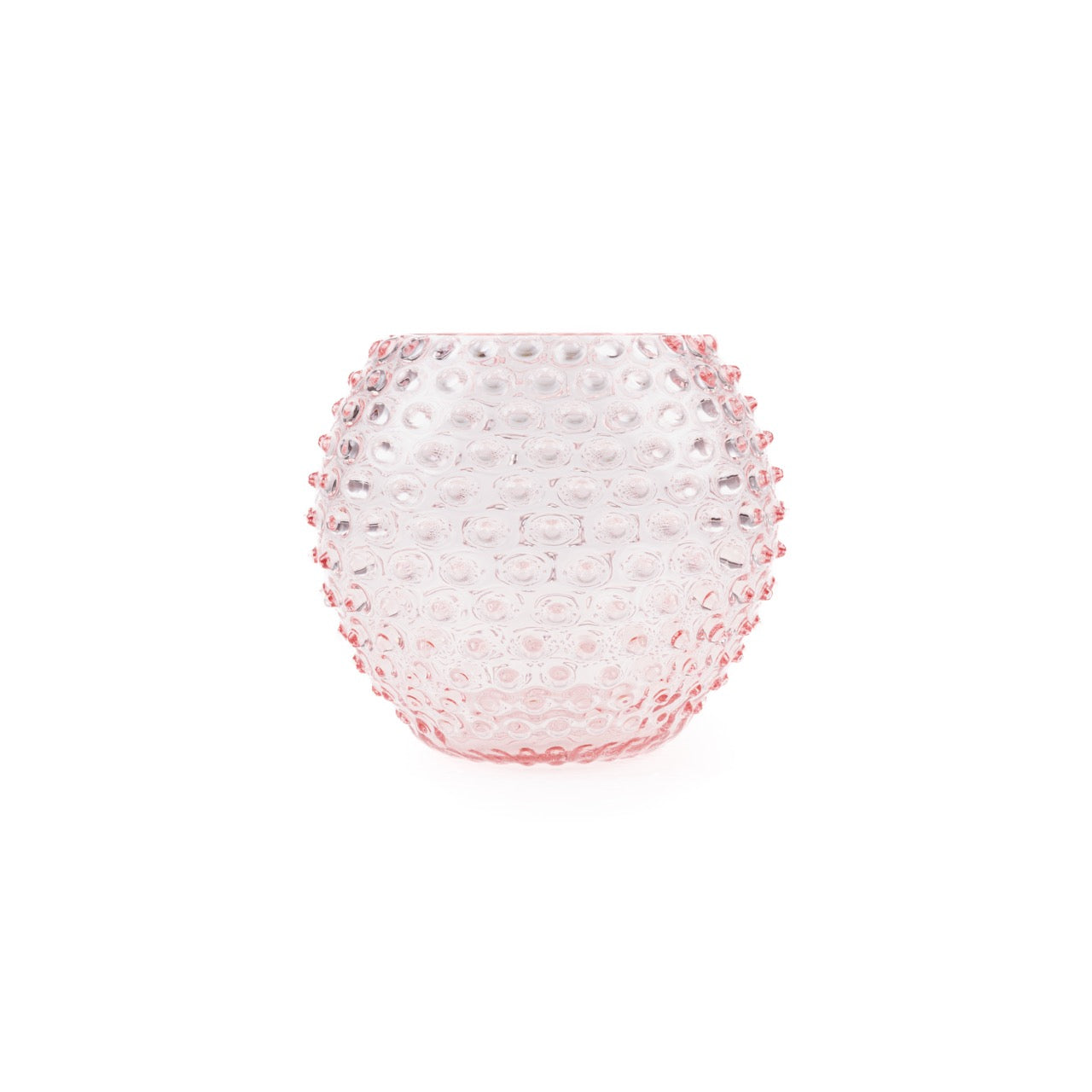 Hobnail 18 Globe Vase - Luxury Glassware by Cozie