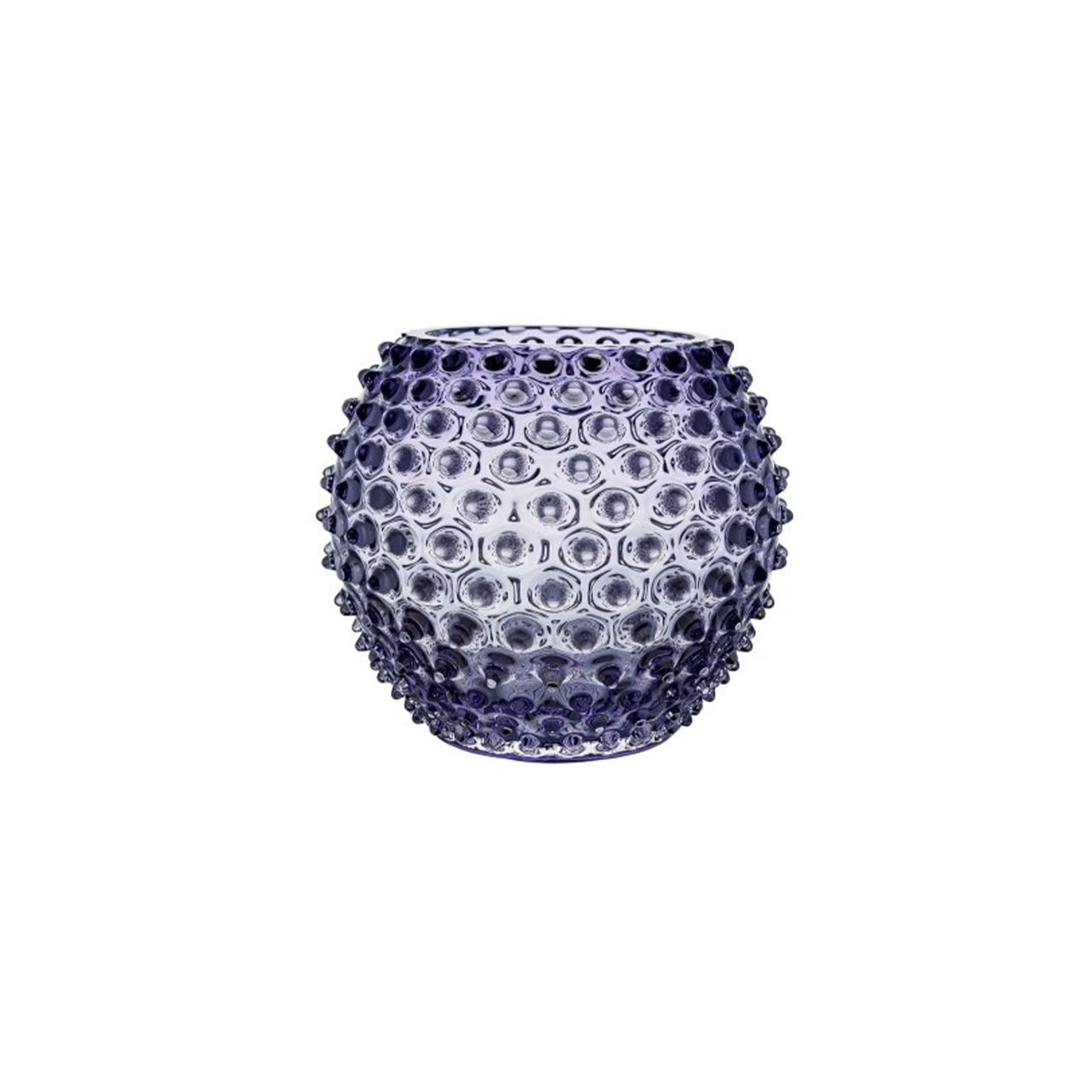 Hobnail 18 Globe Vase - Luxury Glassware by Cozie