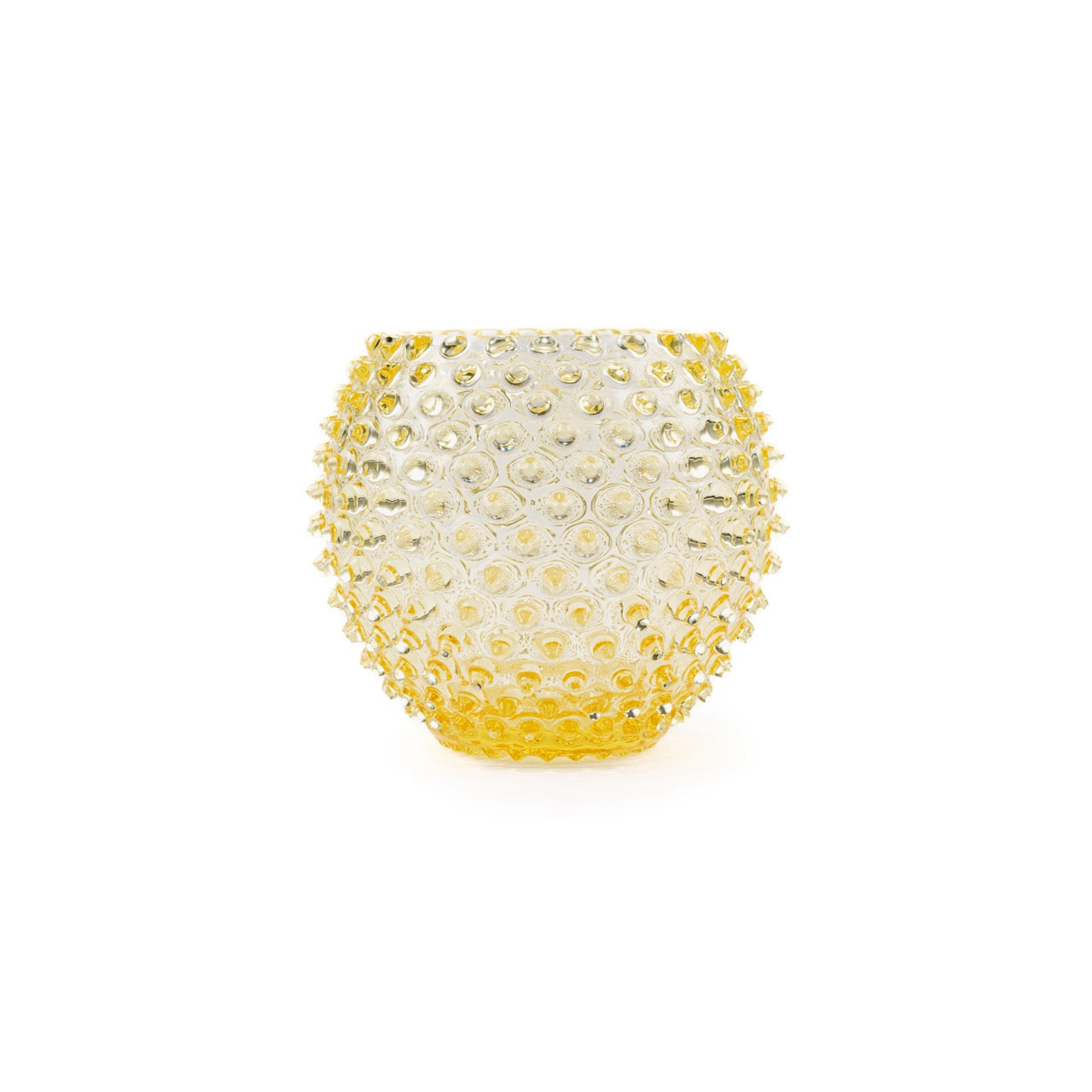 Hobnail 18 Globe Vase - Luxury Glassware by Cozie