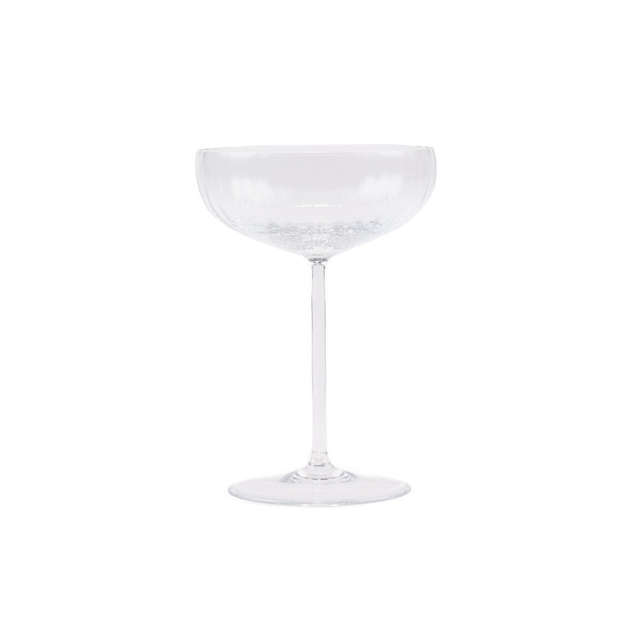 Lyon Champagne Saucer - Luxury Glassware by Cozie