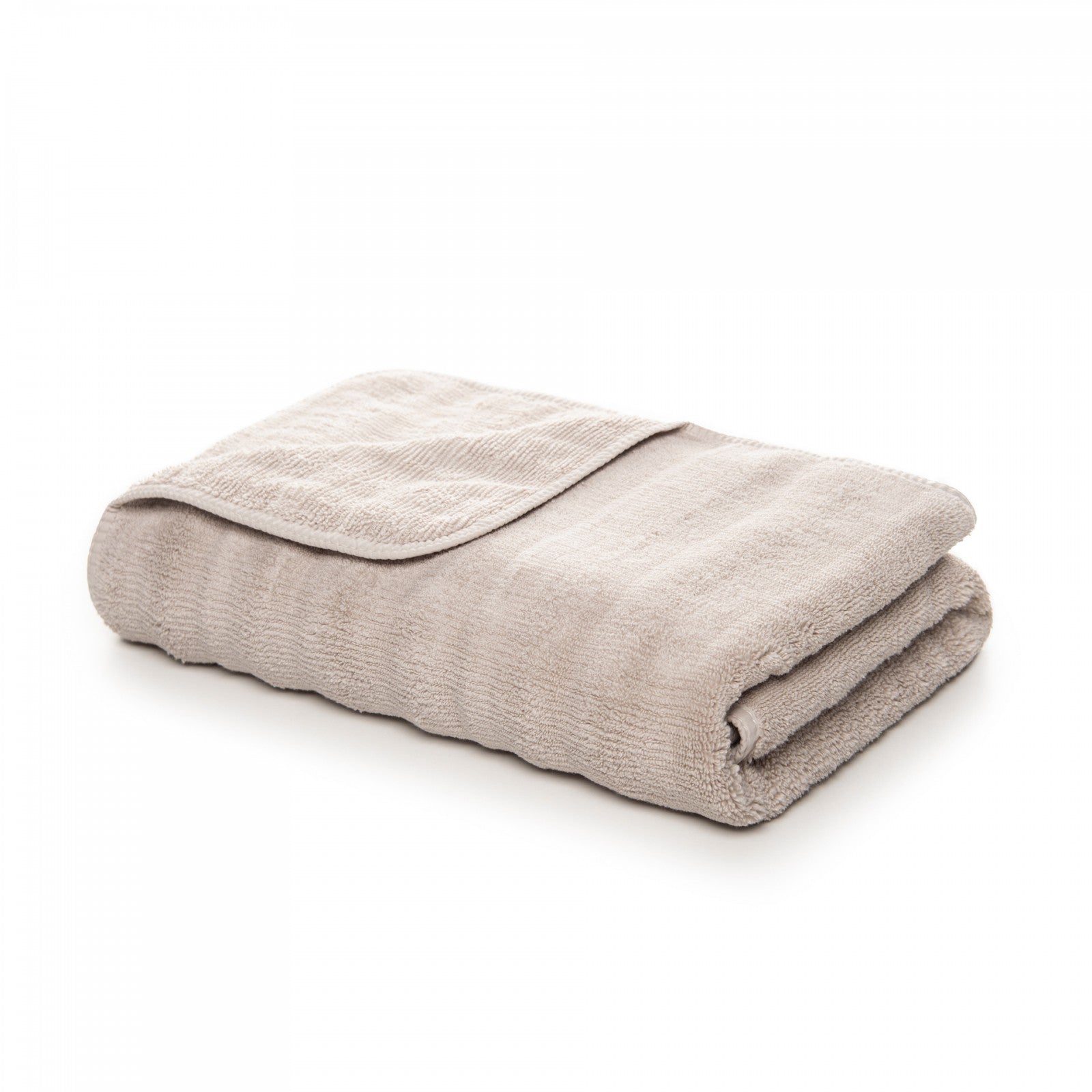 Alentejo towel made from soft cotton with 3D wavy texture, 680 GSM, pre-washed and pre-shrunk, with hanger, in neutral tones