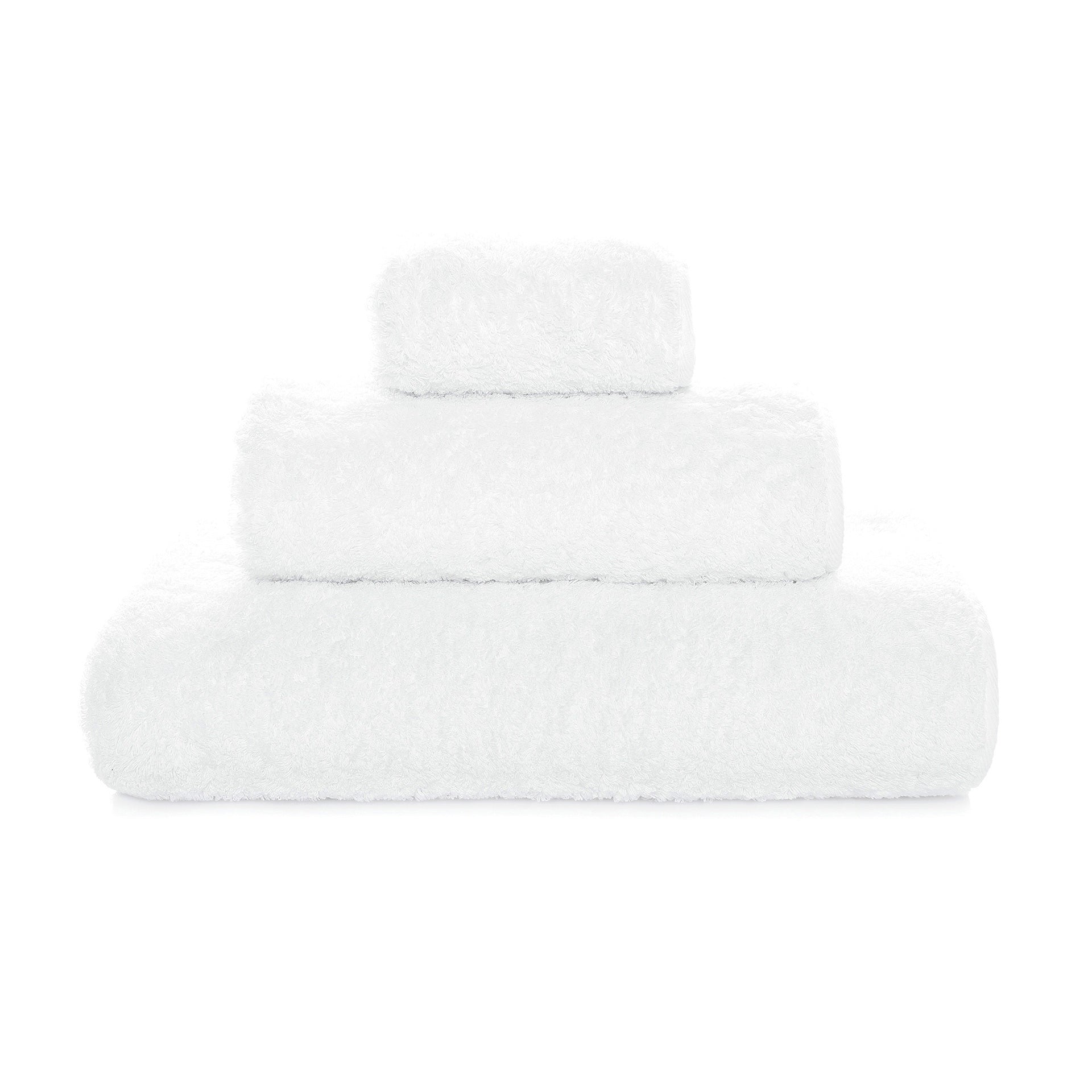 Egoist luxury towel made from Egyptian ELS cotton, 800 GSM, antibacterial, soft and voluminous, with hanger and rounded corners