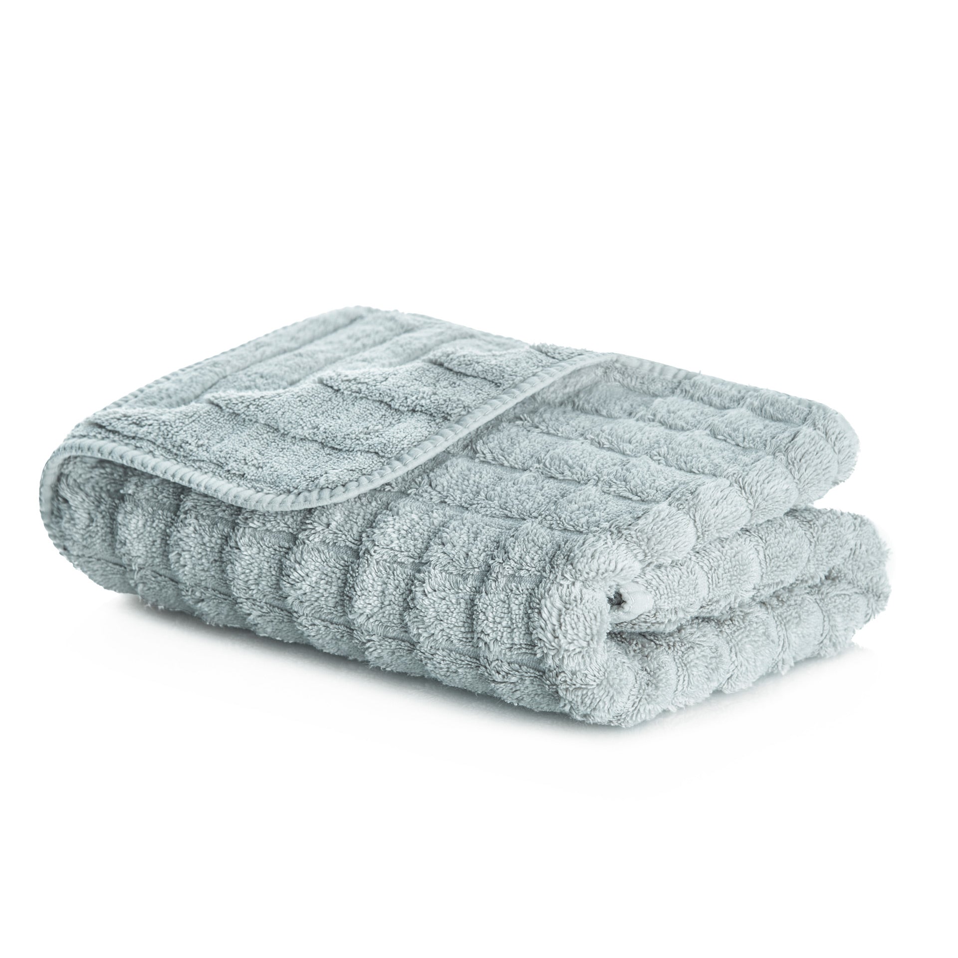 Blue Heaven towel made in Portugal from high-quality combed cotton, 750 GSM, pre-washed and pre-shrunk, colorfast, with rounded corners and hanger