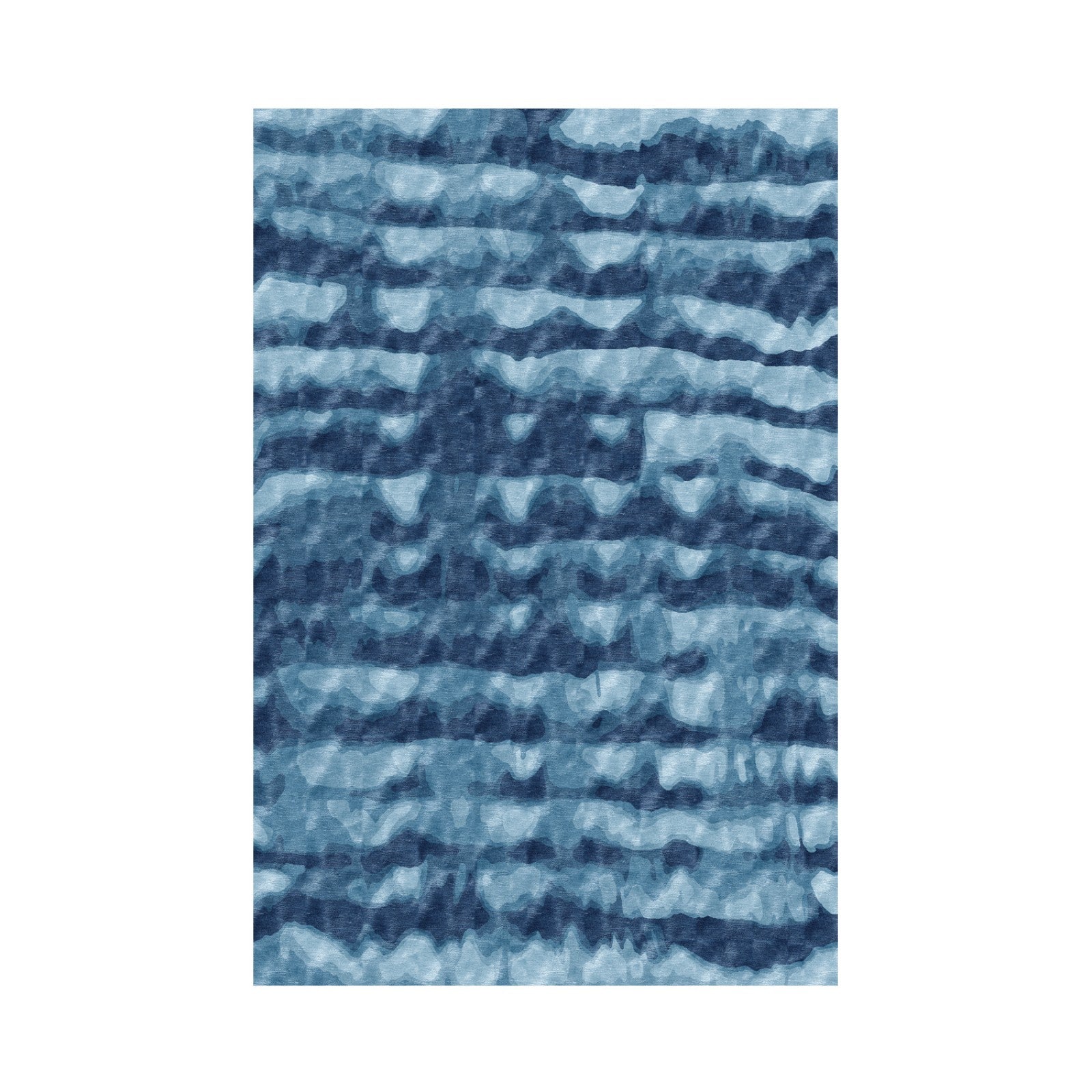 Arctic area rug made from 100% Tencel fibers, ultra soft with high-definition design and anti-slip backing layer