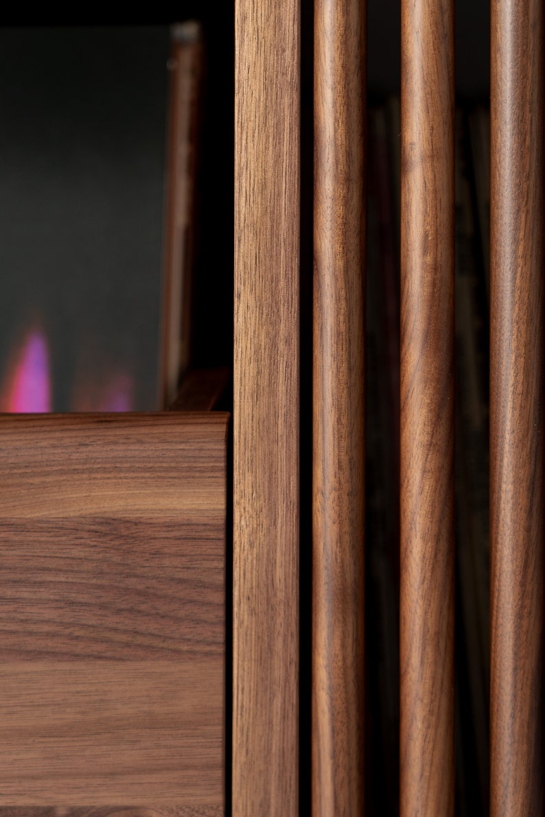 Fuse | Walnut Media Cabinet - Luxury Furniture by Cozie #material_solid-walnut