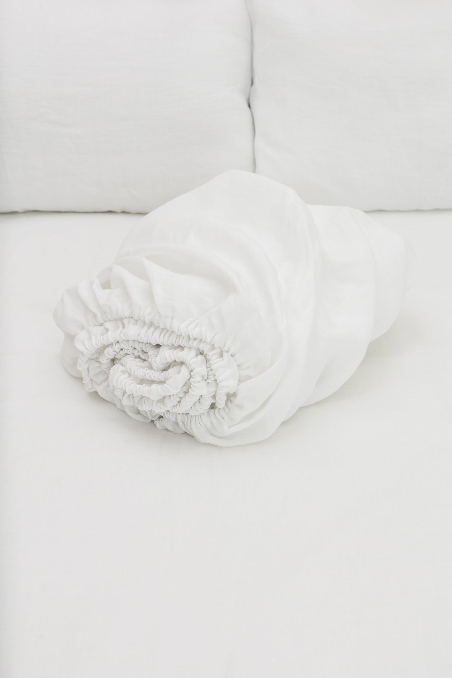 Linen Fitted Sheet - Luxury Bedding by Cozie