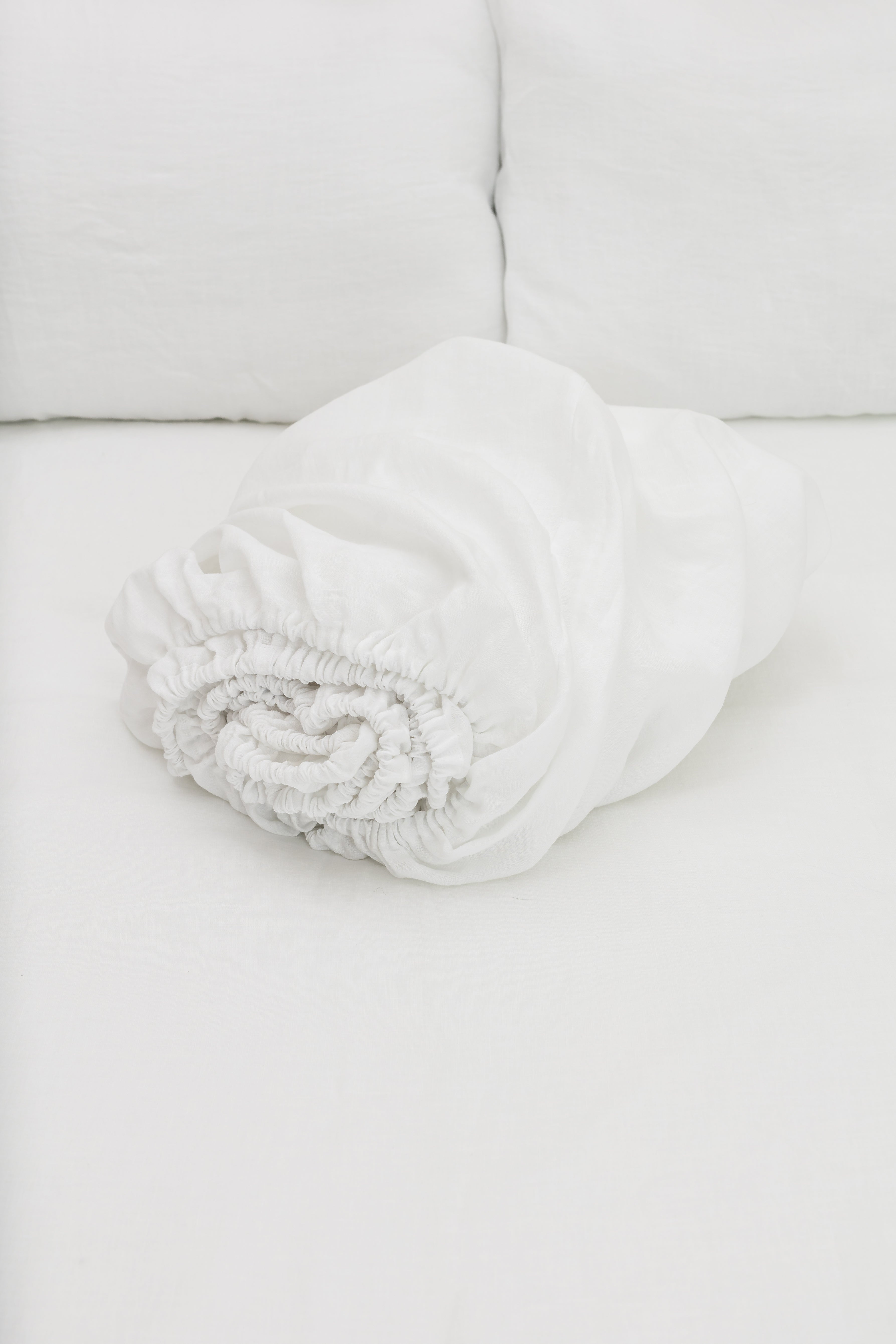 Linen Fitted Sheet - Luxury Bedding by Cozie