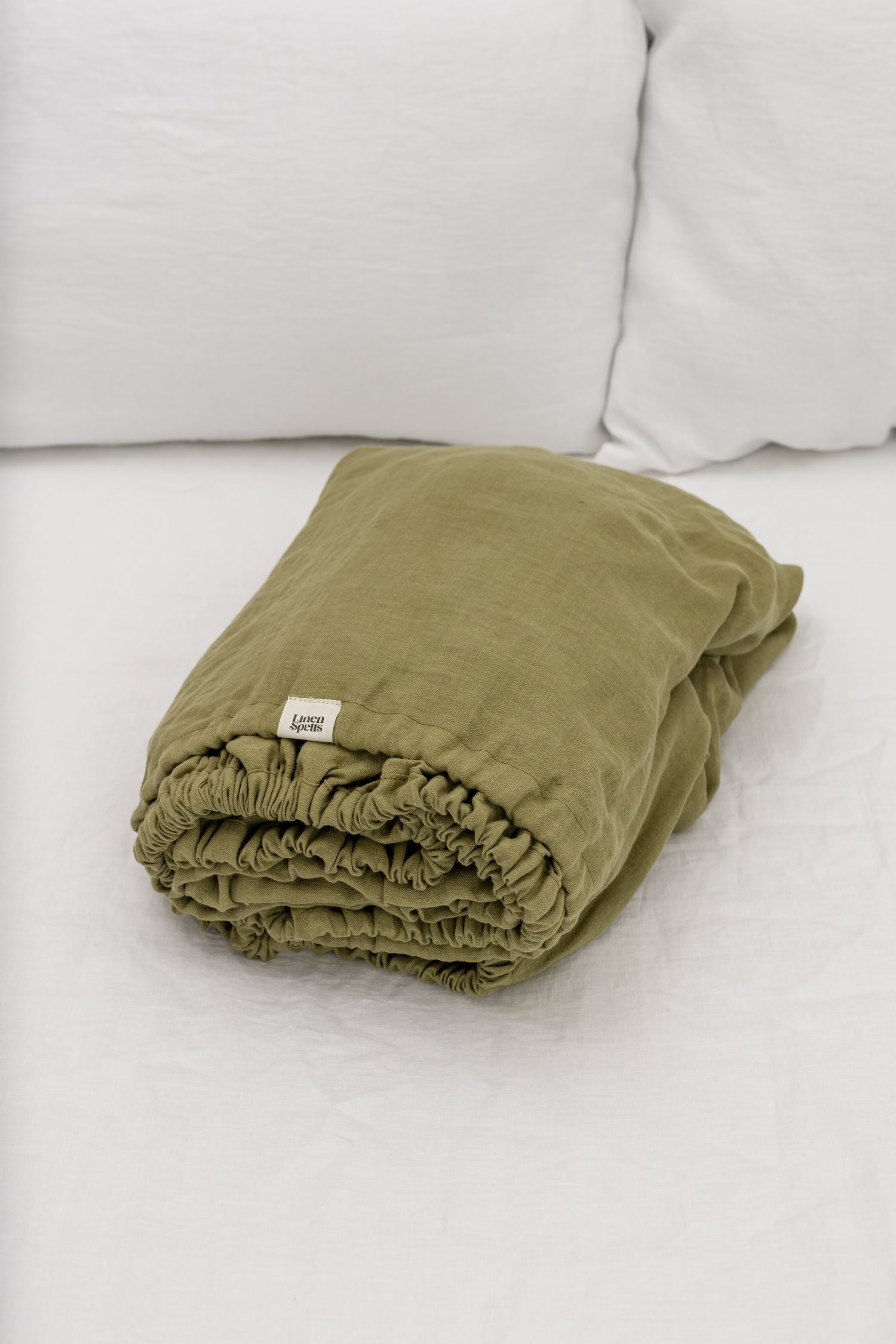 Linen Fitted Sheet - Luxury Bedding by Cozie
