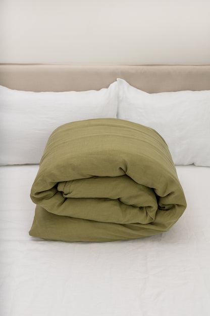 Linen Duvet Cover - Luxury Bedding by Cozie