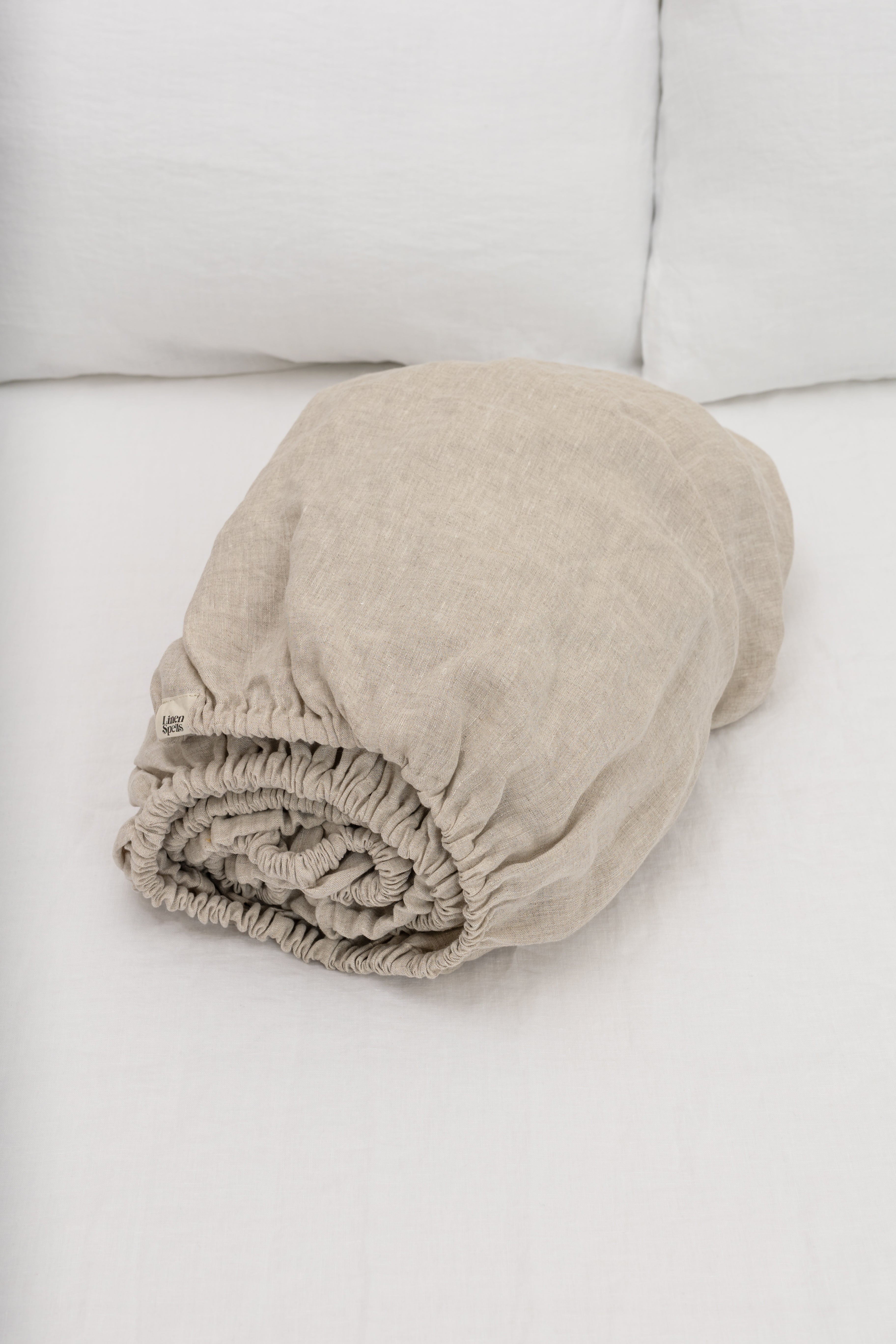 Linen Fitted Sheet - Luxury Bedding by Cozie