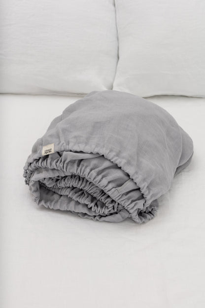 Linen Fitted Sheet - Luxury Bedding by Cozie