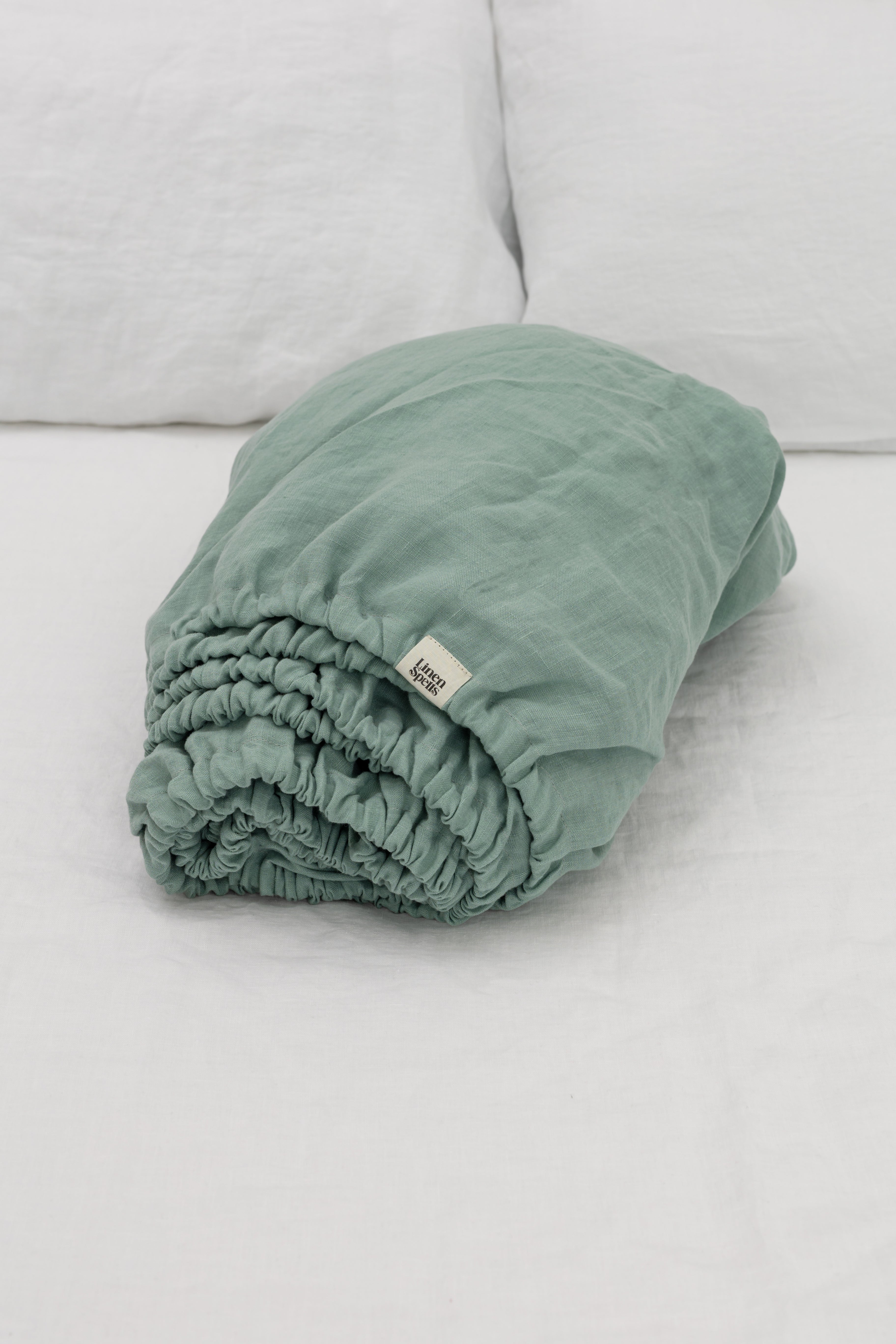 Linen Fitted Sheet - Luxury Bedding by Cozie