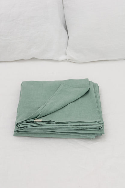 Linen Flat Sheet - Luxury Bedding by Cozie