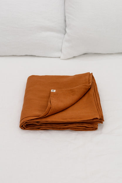 Linen Flat Sheet - Luxury Bedding by Cozie