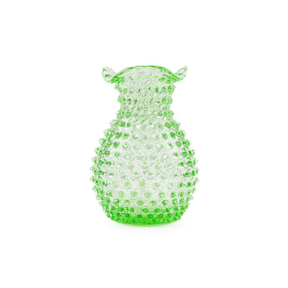 Blonde Hobnail Vase - Luxury Glassware by Cozie