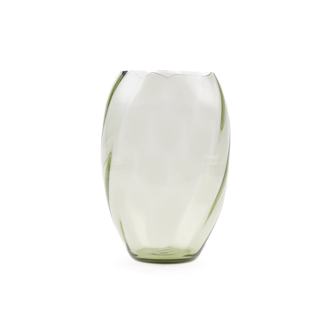Elipse Swirl Vase - Luxury Glassware by Cozie