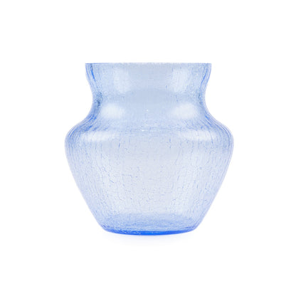 Frosty Dahlia Vase - Luxury Glassware by Cozie