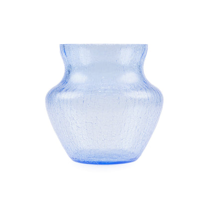 Frosty Dahlia Vase - Luxury Glassware by Cozie