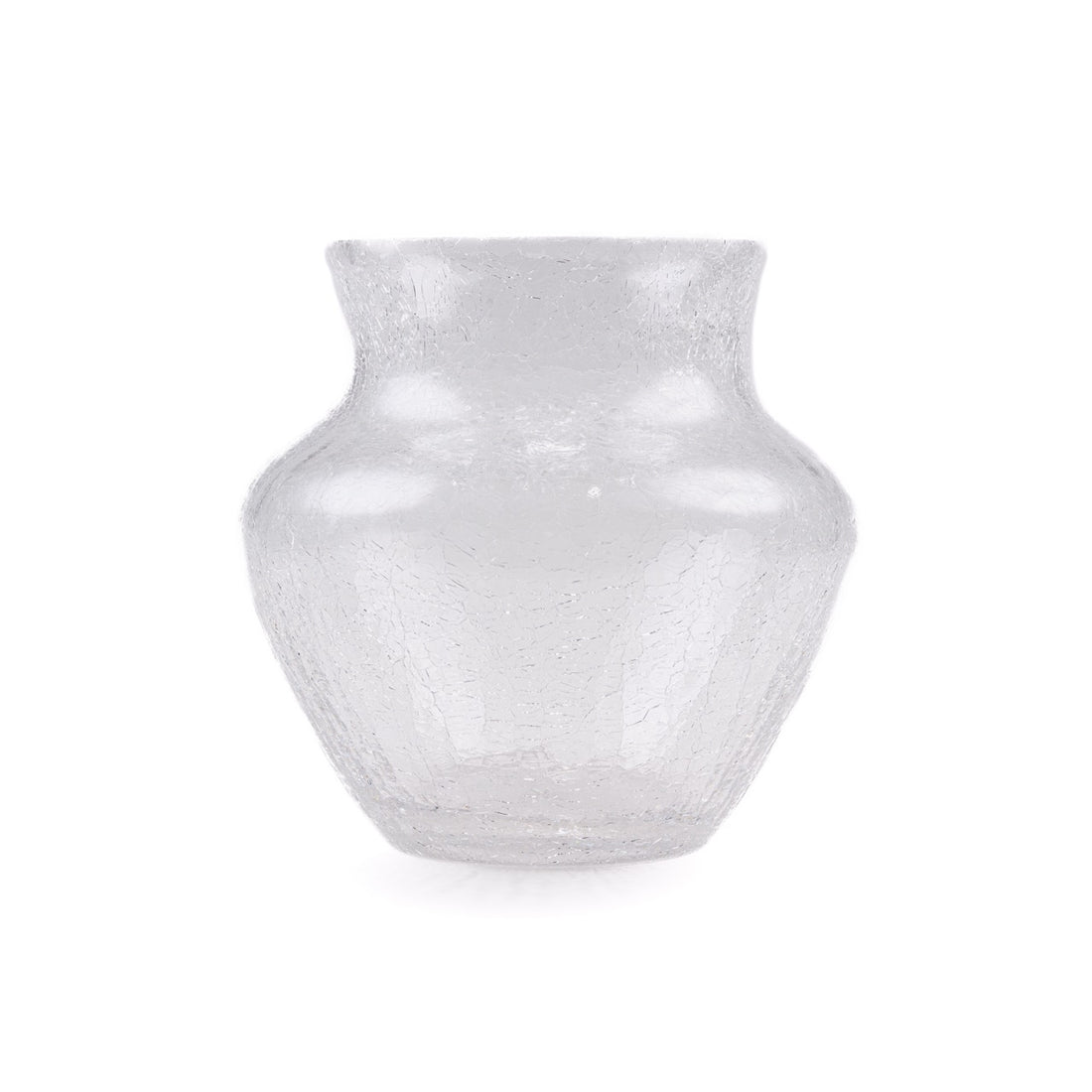 Frosty Dahlia Vase - Luxury Glassware by Cozie