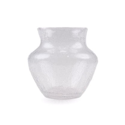 Frosty Dahlia Vase - Luxury Glassware by Cozie
