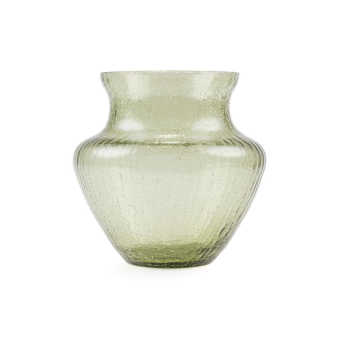 Frosty Dahlia Vase - Luxury Glassware by Cozie