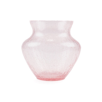 Frosty Dahlia Vase - Luxury Glassware by Cozie