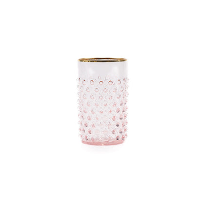 Gold Hobnail Glass - Luxury Glassware by Cozie