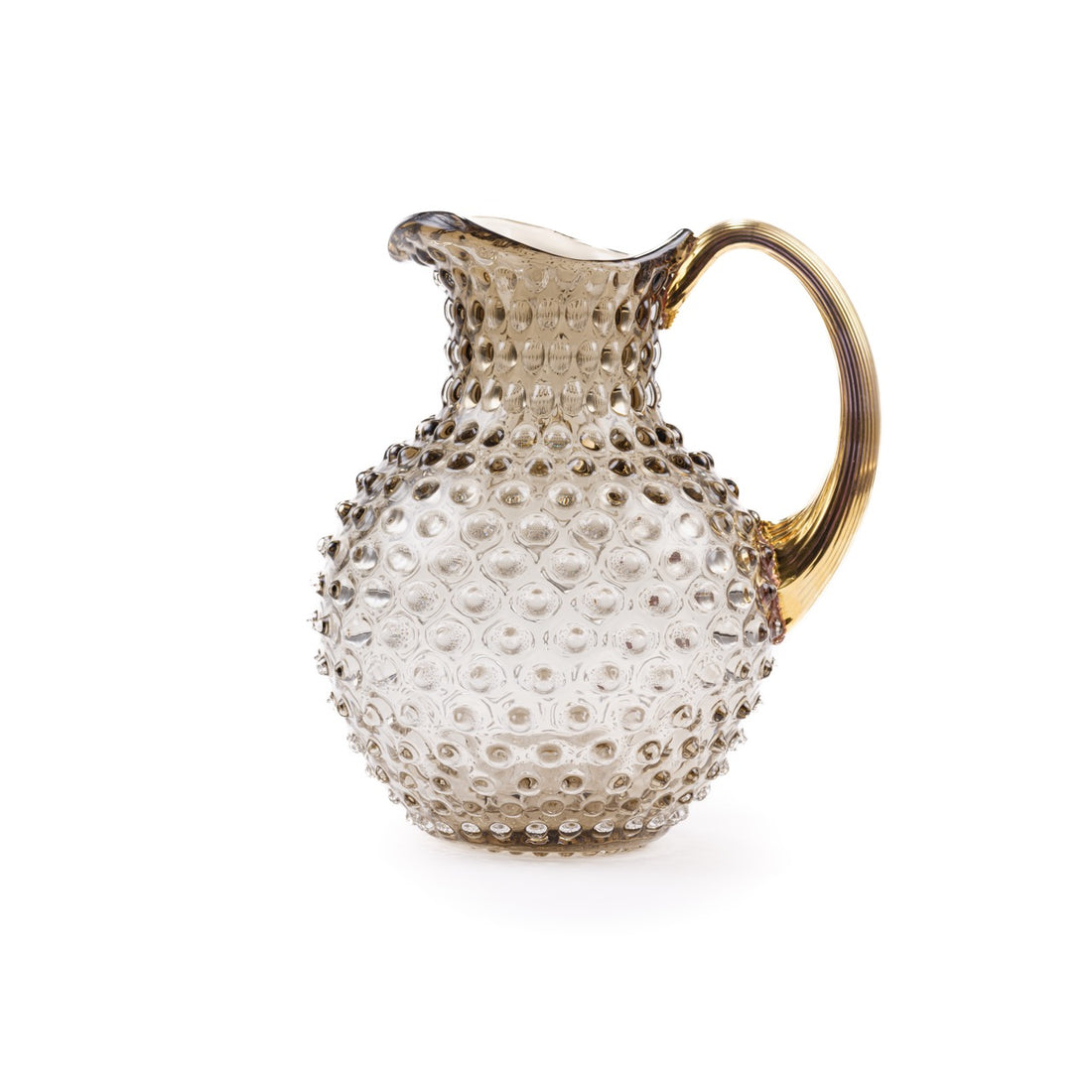 Gold Paris Hobnail 2L Jug - Luxury Glassware by Cozie