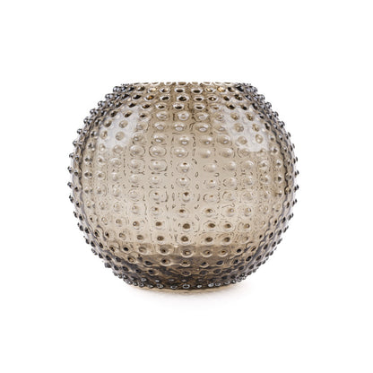 Hobnail 24 Globe Vase - Luxury Glassware by Cozie