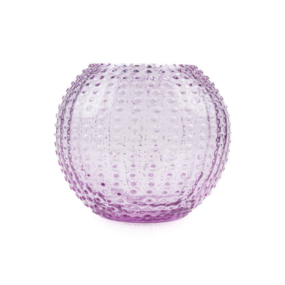 Hobnail 24 Globe Vase - Luxury Glassware by Cozie
