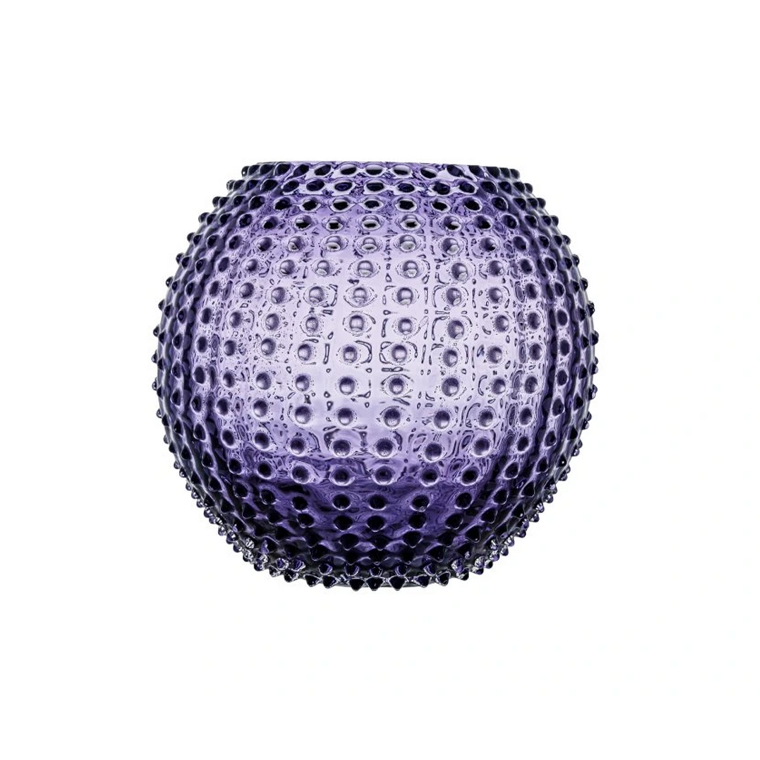 Hobnail 24 Globe Vase - Luxury Glassware by Cozie