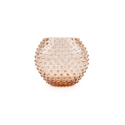 Hobnail 18 Globe Vase - Luxury Glassware by Cozie