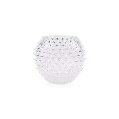 Hobnail 18 Globe Vase - Luxury Glassware by Cozie