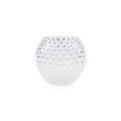 Hobnail 18 Globe Vase - Luxury Glassware by Cozie