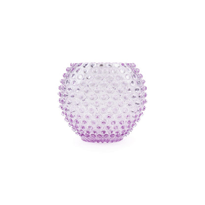 Hobnail 18 Globe Vase - Luxury Glassware by Cozie